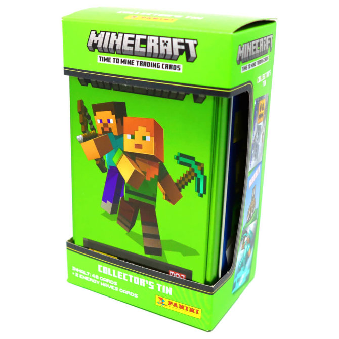 Minecraft 2 Karten Time To Mine - Minecraft Trading Cards (2022) - 1 Tin Dose XXL