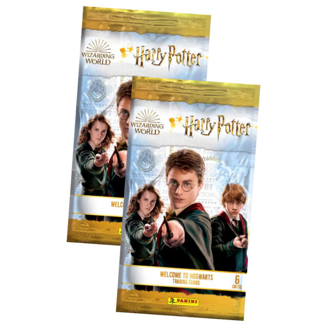 Harry Potter 2 Welcome to Hogwarts Karten - Harry Potter Trading Cards - 2 Booster