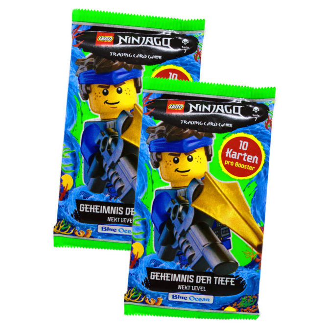 Lego Ninjago Karten Trading Cards Serie 7 - Geheimnis der Tiefe Next Level (2022) - 2 XL Booster