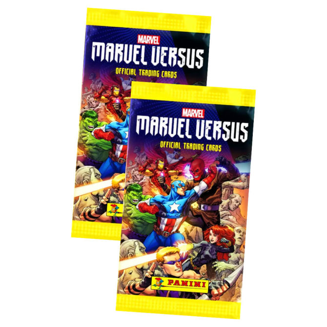 Marvel Versus Karten - Trading Cards (2022) - 2 Booster Sammelkarten