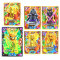 Lego Ninjago Karten Trading Cards Serie 8 - CRYSTALIZED (2023) - LE17 + LE18 + LE19 + LE20 + LE1 + XXL1 Gold Sammelkarten