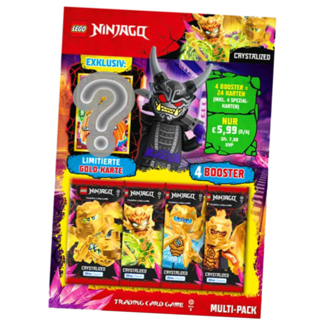 Lego Ninjago Karten Trading Cards Serie 8 - CRYSTALIZED (2023) - 1 Multipack Sammelkarten