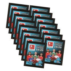 Topps Bundesliga Sticker 2019 / 2020 - 15 Tüten ( 75...