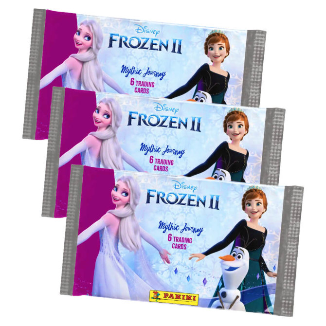 Disney Die Eiskönigin 2 - Karten Trading Cards - Mythische Reise (2023) - 3 Booster Sammelkarten