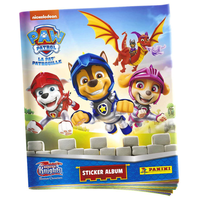 Panini Paw Patrol Sticker - Rescue Knights (2023) - 1 Album Sammelalbum