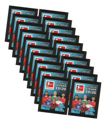 Topps Bundesliga Sticker 2019 / 2020 - 20 Tüten (...