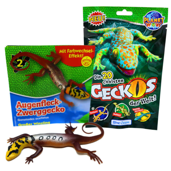 Blue Ocean Geckos Sammelfiguren 2023 - Planet Wow - Figur 2. Augenfleck-Zwerggecko