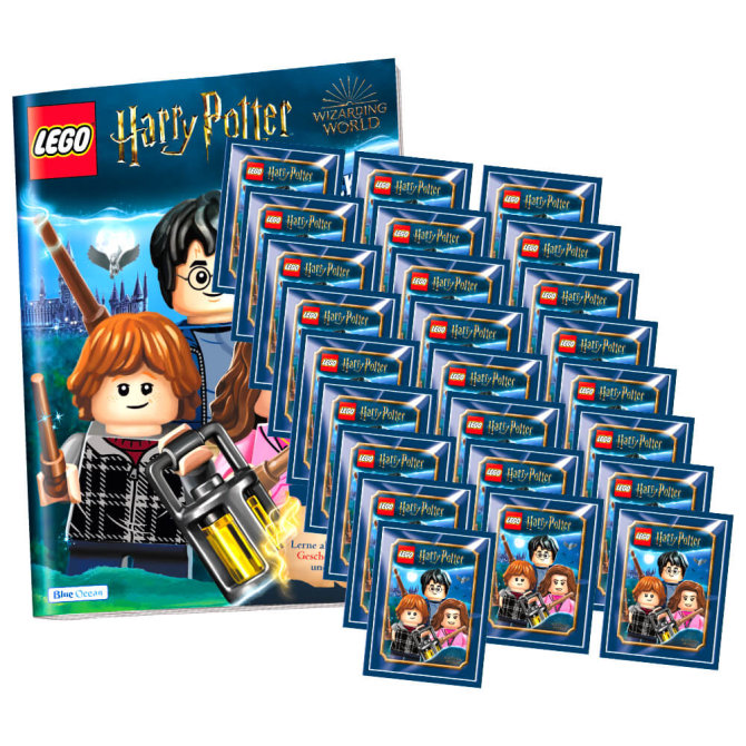 Blue Ocean LEGO Harry Potter Sticker Serie 1 (2023) - 1 Album + 25 Tüten Sammelsticker