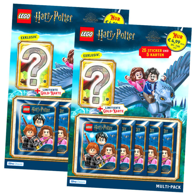 Blue Ocean LEGO Harry Potter Sticker Serie 1 (2023) - 2 Multipack Sammelsticker