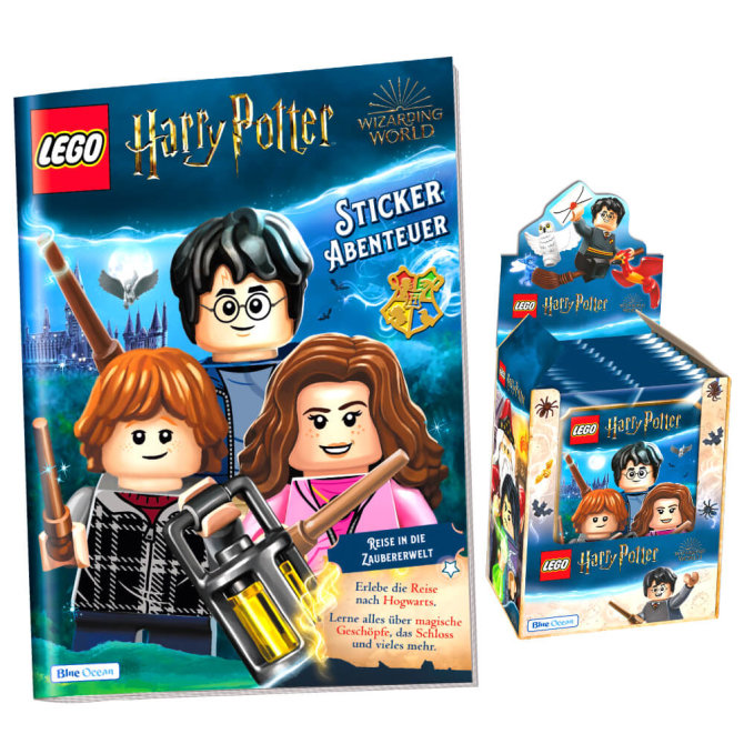 Blue Ocean LEGO Harry Potter Sticker Serie 1 (2023) - 1 Album + 1 Display Sammelsticker