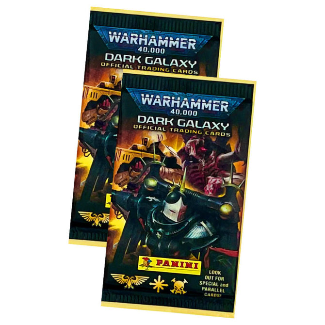 WARHAMMER 40.000 Dark Galaxy Karten - Trading Cards (2023) - 2 Booster Sammelkarten