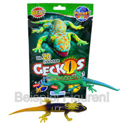 Blue Ocean Geckos Sammelfiguren 2023 - Planet Wow Figur - 3 Tüten