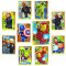 Lego Avengers Karten Trading Cards Serie 1 - Marvel Sammelkarten (2023) - LE11 + LE12 + LE13 + LE14 +  LE17 + LE18 + LE19 + LE20 + LE1 + XXL1 Gold Karte