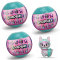 Funko Snapsies Sammelfiguren Serie 2 - Katzen Figur - 3 Kugeln