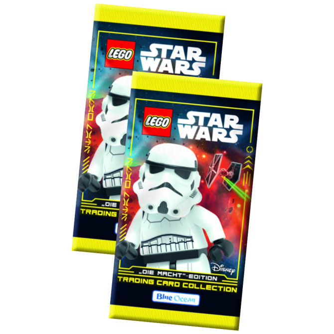 Lego Star Wars Karten Trading Cards Serie 4 - Die Macht Sammelkarten (2023) - 2 Booster