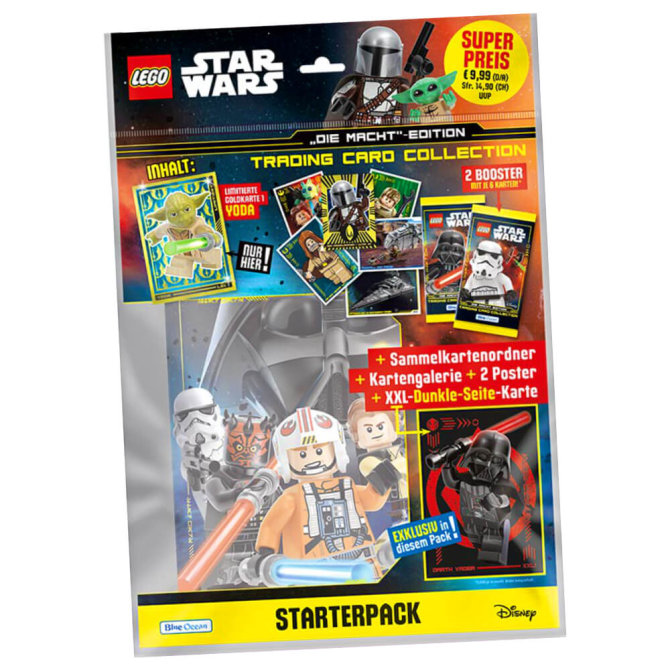 Lego Star Wars Karten Trading Cards Serie 4 - Die Macht Sammelkarten (2023) - 1 Starter