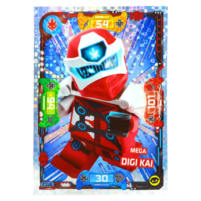 Lego Ninjago Karten Trading Cards Serie 5 - Sammelkarten - Gold Karte XXL6