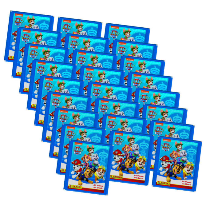 Panini Paw Patrol Sticker Serie 7 - Bereit zum Einsatz - 25 Tüten Sammelsticker