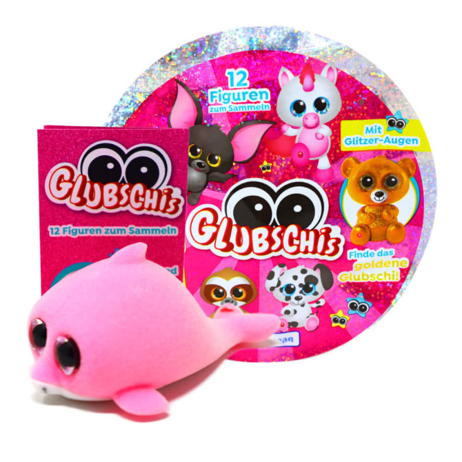 Blue Ocean Glubschis Sammelfiguren Serie 1 - Glubschi Glitzer - Figur Delfina