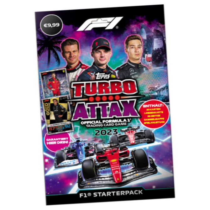 Topps Turbo Attax Karten Formula 1 - 2023 - Sammelkarten - 1 Starter