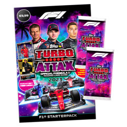 Topps Turbo Attax Karten Formula 1 - 2023 - 1 Starter + 2...
