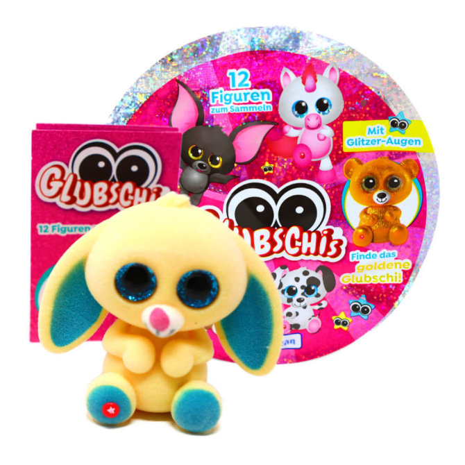 Blue Ocean Glubschis Sammelfiguren Serie 1 - Glubschi Glitzer - Figur Wolli-Dot