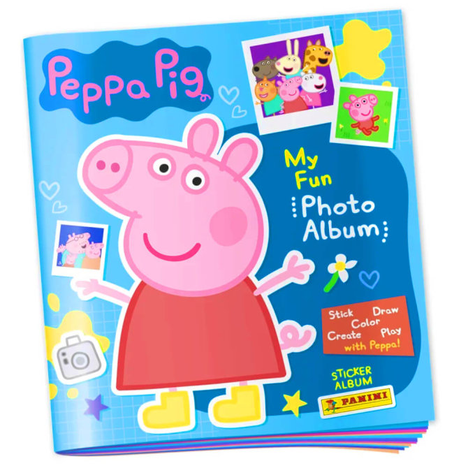 Panini Peppa Pig Sticker - Mein Fotoalbum (2023) Sammelsticker - 1 Sammelalbum