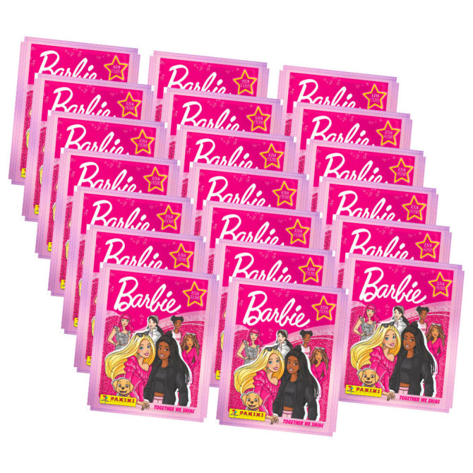 Panini Barbie Sticker - Together we shine (2023) - 20 Tüten Sammelsticker