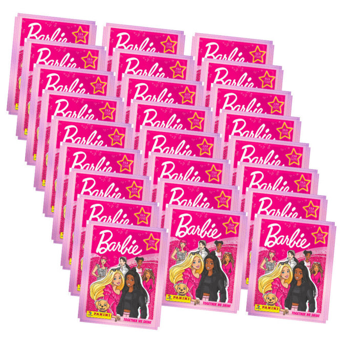 Panini Barbie Sticker - Together we shine (2023) - 25 Tüten Sammelsticker
