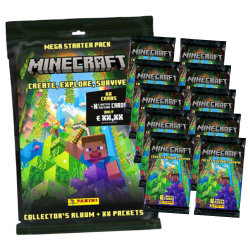 Panini Minecraft 3 Karten - Create Explore Survive...