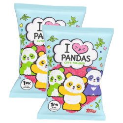 Pandas Figur - I Love Pandas - Sammelfigur - 2 Tüten