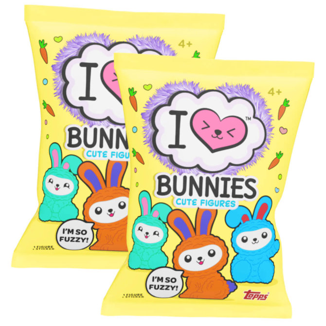 Bunnies Figur - I Love Bunnies - Sammelfigur - 2 Tüten