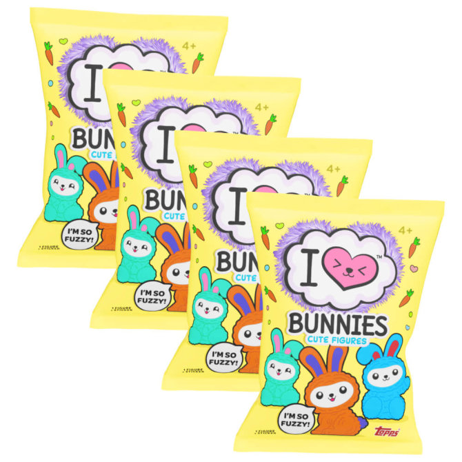 Bunnies Figur - I Love Bunnies - Sammelfigur - 4 Tüten
