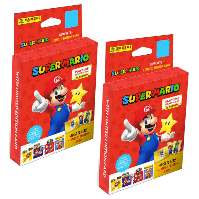 Panini Super Mario Sticker - Play Time (2023) - 2 Blister Sammelsticker