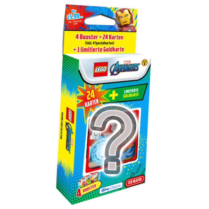 Lego Avengers Karten Trading Cards Serie 1 - Marvel Sammelkarten (2023) - 1 Blister
