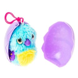 2 x Glitzer Plüsch Minis Hatchimals ca. 7 cm im Ei Plüsch Clip-On NEU & OVP
