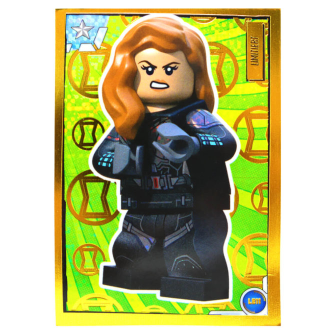 Lego Avengers Karten Trading Cards Serie 1 - Marvel Sammelkarten (2023) - Gold Karte LE11