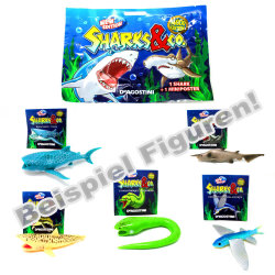 DeAgostini Sharks & Co. Maxxi Serie 2 - Sammelfiguren Hai Figur - 1 Tüte