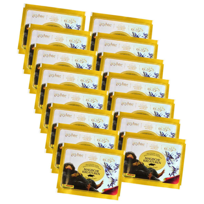 Panini Harry Potter Sticker - Magische Kreaturen (2023) - 15 Tüten Sammelsticker