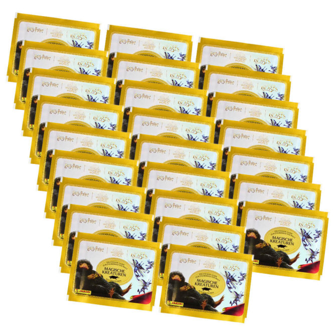 Panini Harry Potter Sticker - Magische Kreaturen (2023) - 25 Tüten Sammelsticker