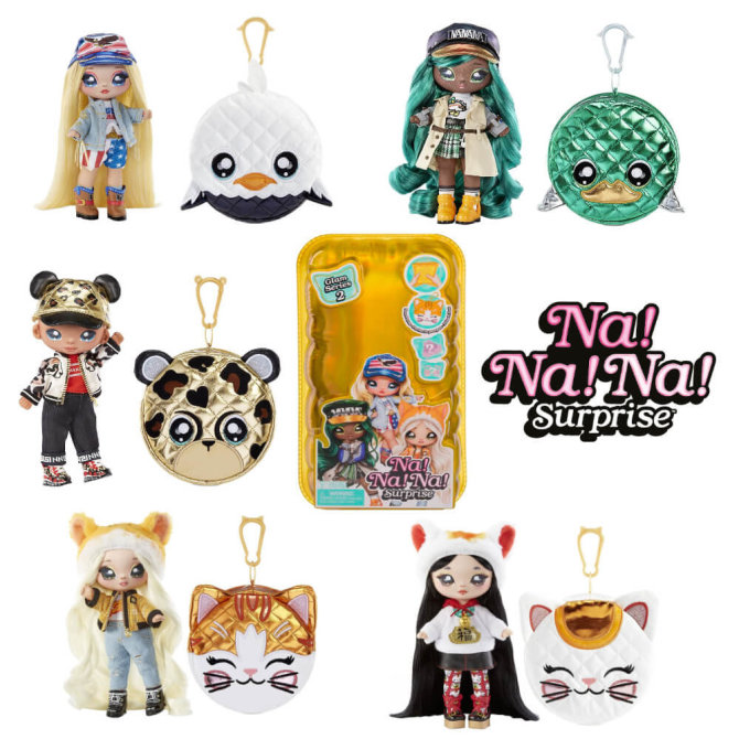 NA NA NA 2 in 1 Surprise Sammelfiguren Glam Series 2 - Plüsch Figur