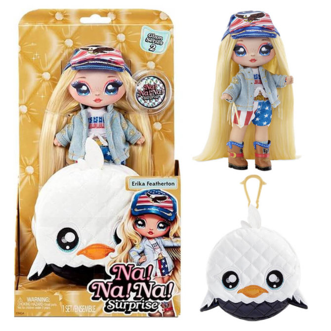 NA NA NA Surprise Sammelfiguren Glam Series 2 - Figur Erika Featherton
