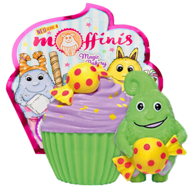 Blue Ocean Moffinis Sammelfiguren Serie 4 - Moffini Muffin Monster - Figur Fred - Duftet