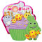 Blue Ocean Moffinis Sammelfiguren Serie 4 - Moffini Muffin Monster - Figur Fred - Duftet