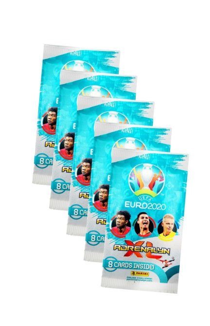 Panini - Adrenalyn XL UEFA Euro 2020 Trading Cards - 5 Booster
