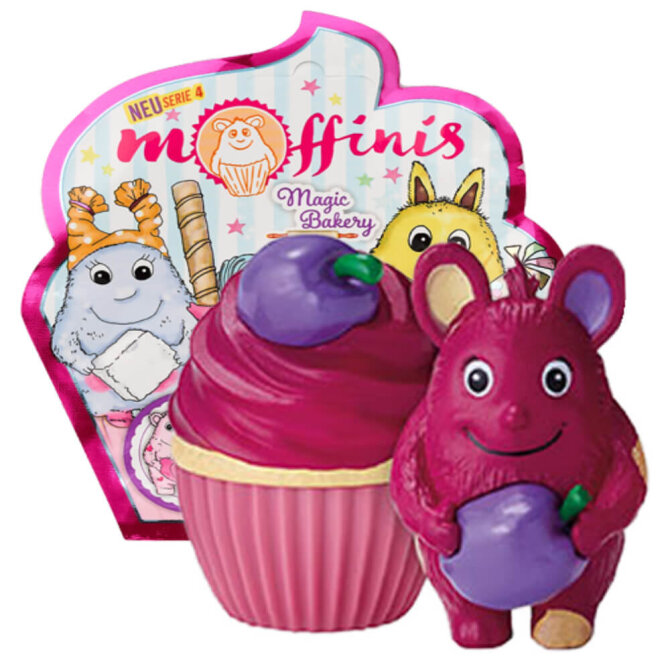 Blue Ocean Moffinis Sammelfiguren Serie 4 - Moffini Muffin Monster - Figur Lila
