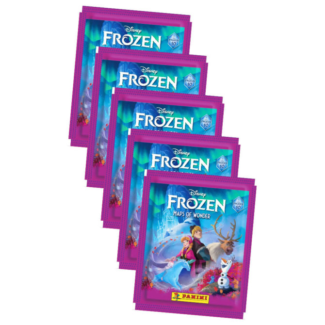 Panini Die Eiskönigin Sticker - Frozen Reise voller Wunder - 5 Tüten Sammelsticker