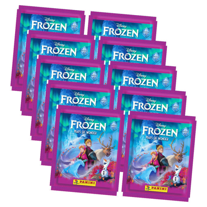 Panini Die Eiskönigin Sticker - Frozen Reise voller Wunder - 10 Tüten Sammelsticker