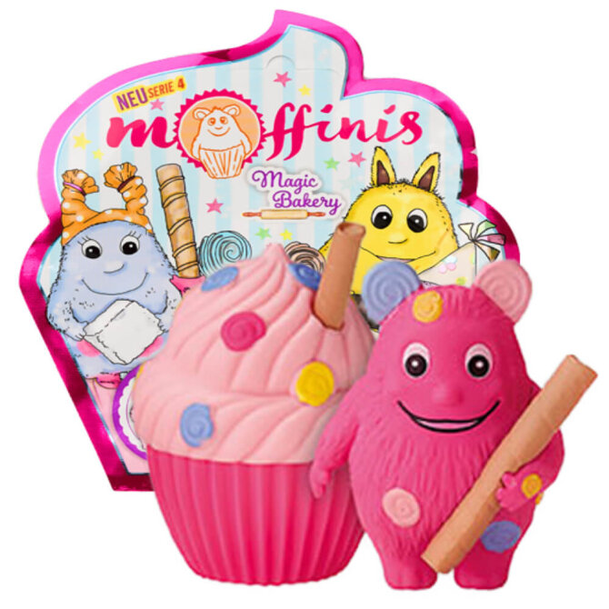 Blue Ocean Moffinis Sammelfiguren Serie 4 - Moffini Muffin Monster - Figur Roellchen