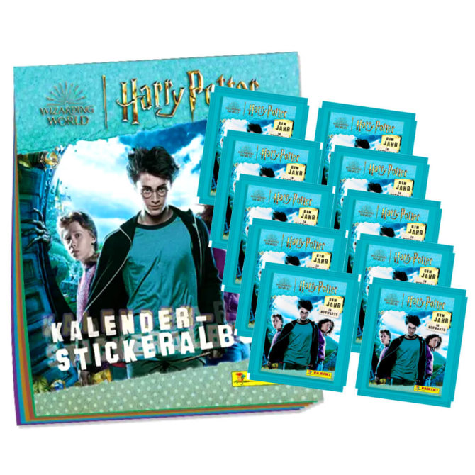 Panini Harry Potter Sticker - Ein Jahr in Hogwarts (2023) - 1 Album + 10 Tüten Sammelsticker